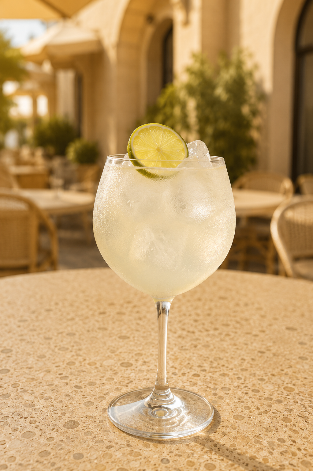 Yuzu Spritz — Serviervorschlag (KI-generiert)
