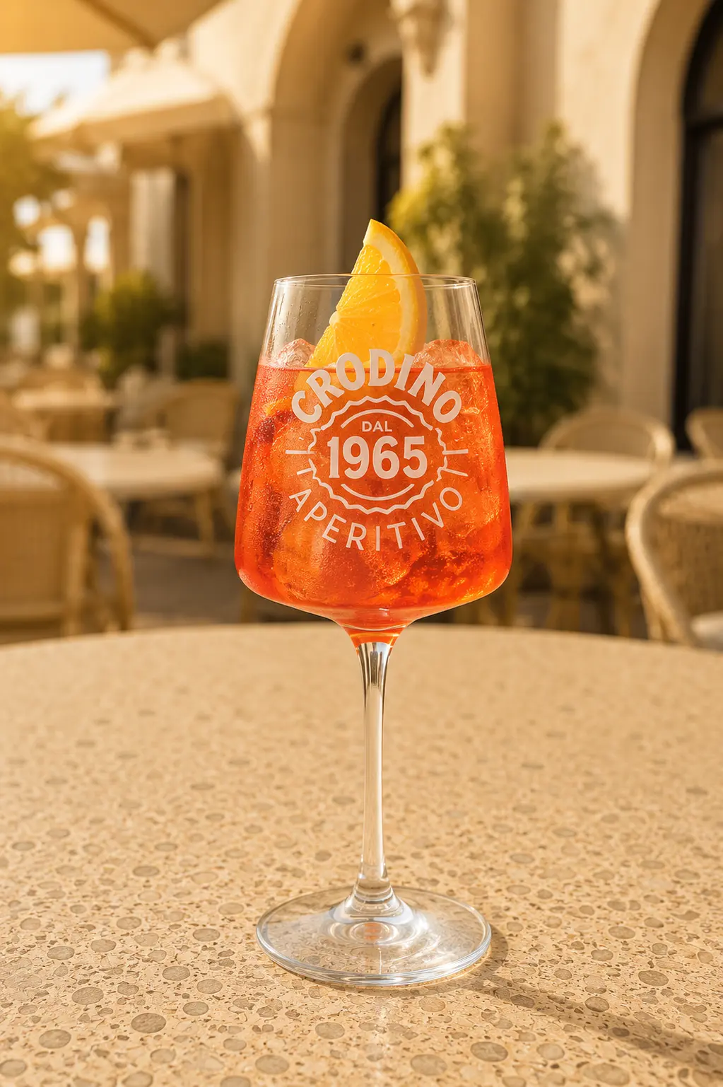 Crodino Spritz — Serviervorschlag (KI-generiert)